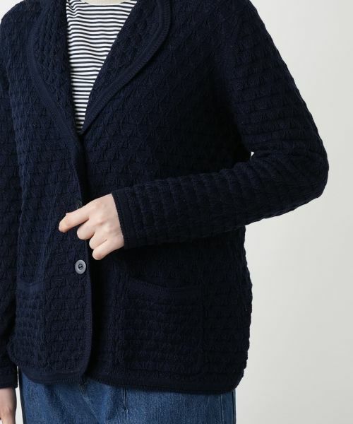 Leilian / レリアン テーラードジャケット | ニットブレザー | 詳細12