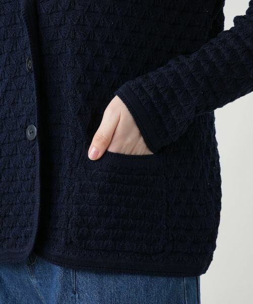 Leilian / レリアン テーラードジャケット | ニットブレザー | 詳細13