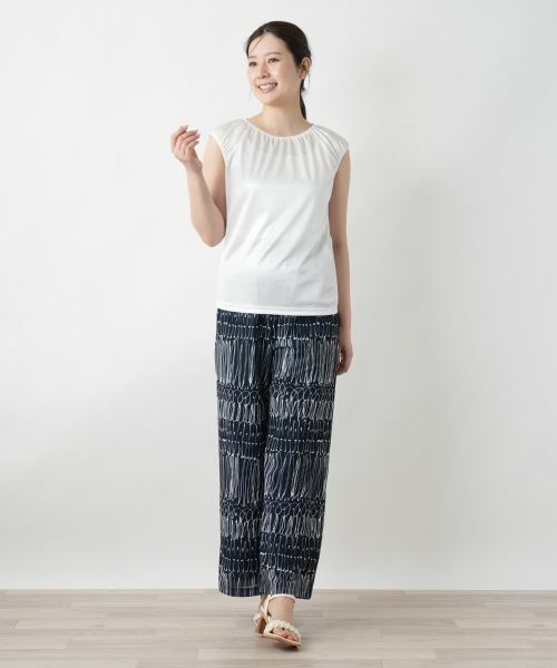 Leilian / レリアン カットソー | キャップスリーブトップス【Leilian WHITE LABEL】 | 詳細1