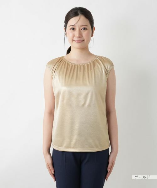 Leilian / レリアン カットソー | キャップスリーブトップス【Leilian WHITE LABEL】 | 詳細10