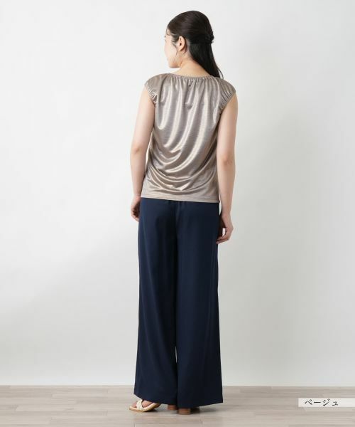 Leilian / レリアン カットソー | キャップスリーブトップス【Leilian WHITE LABEL】 | 詳細6