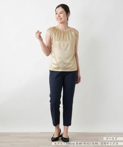 Leilian / レリアン カットソー | キャップスリーブトップス【Leilian WHITE LABEL】 | 詳細7