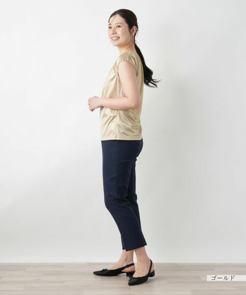 Leilian / レリアン カットソー | キャップスリーブトップス【Leilian WHITE LABEL】 | 詳細8