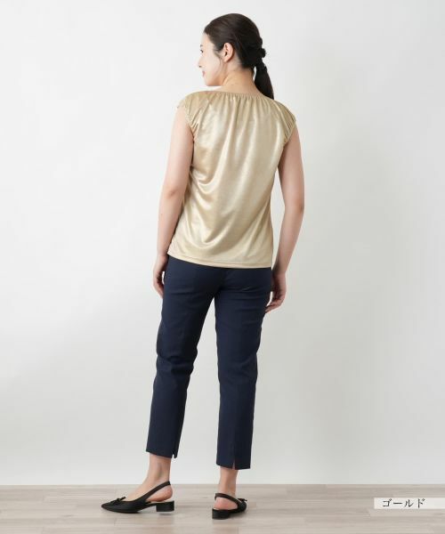 Leilian / レリアン カットソー | キャップスリーブトップス【Leilian WHITE LABEL】 | 詳細9