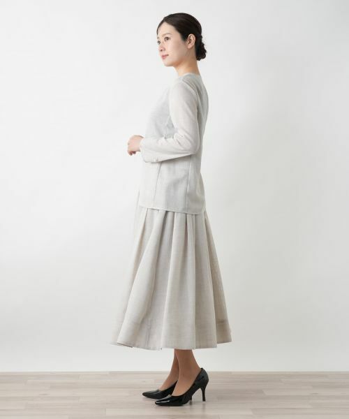 Leilian / レリアン テーラードジャケット | 【店舗人気】ノーカラージャケット | 詳細2