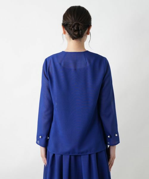 Leilian / レリアン テーラードジャケット | 【店舗人気】ノーカラージャケット | 詳細9