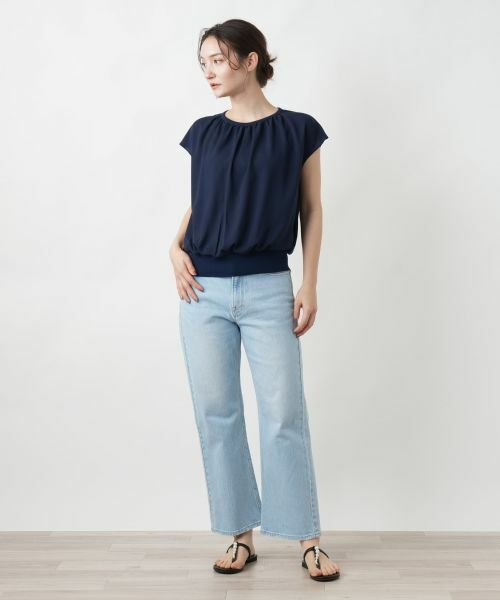 Leilian / レリアン ニット・セーター | 【店舗人気】フレンチスリーブブラウス | 詳細1