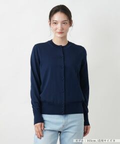 Leilian / レリアン カーディガン・ボレロ | 【店舗人気】クルーネックカ−ディガン