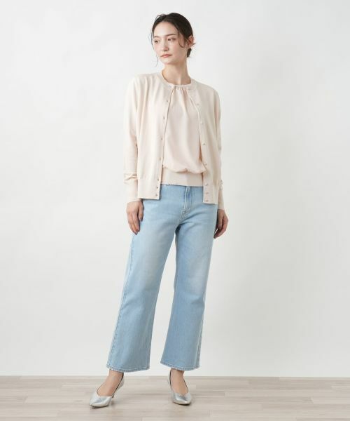 Leilian / レリアン カーディガン・ボレロ | 【店舗人気】クルーネックカ−ディガン | 詳細1