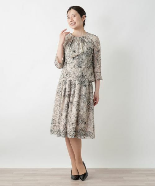 Leilian / レリアン セットアップ | ブラウススーツ【セレモニー】【Leilian WHITE LABEL】 | 詳細1