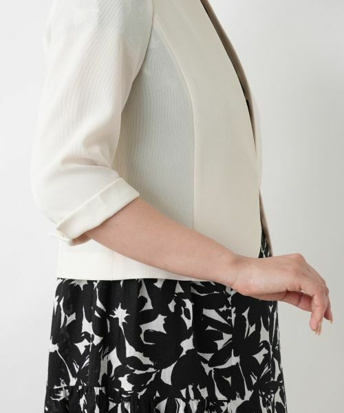 Leilian / レリアン テーラードジャケット | ノーカラージャケット | 詳細10