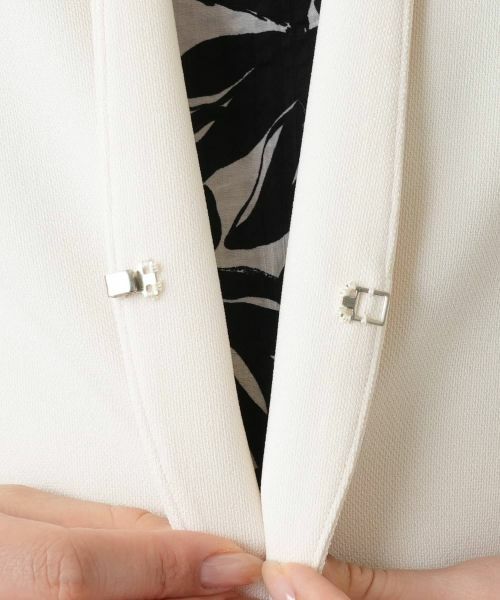 Leilian / レリアン テーラードジャケット | ノーカラージャケット | 詳細12