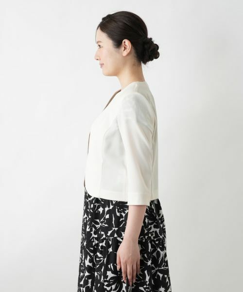 Leilian / レリアン テーラードジャケット | ノーカラージャケット | 詳細5