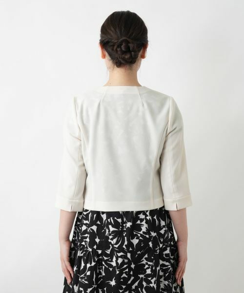 Leilian / レリアン テーラードジャケット | ノーカラージャケット | 詳細6