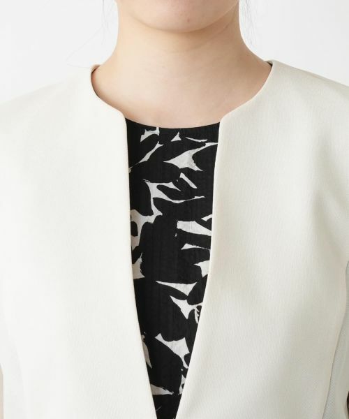 Leilian / レリアン テーラードジャケット | ノーカラージャケット | 詳細7