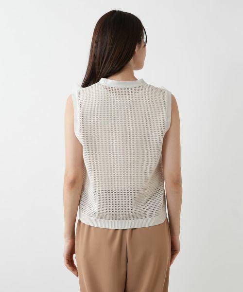 Leilian / レリアン テーラードジャケット | 【店舗人気】チュールリボンニットベスト | 詳細12