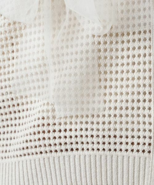 Leilian / レリアン テーラードジャケット | 【店舗人気】チュールリボンニットベスト | 詳細19