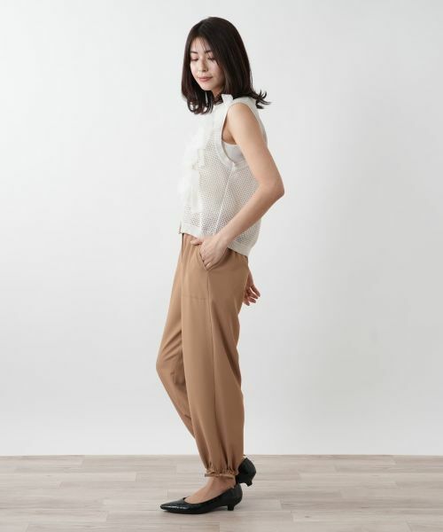 Leilian / レリアン テーラードジャケット | 【店舗人気】チュールリボンニットベスト | 詳細8