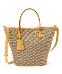 レリアン　 ブラウン編み込みトートバッグ 編み込みトートバッグ | Leilian (Women)/レリアン | 三越伊勢丹