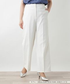 Leilian / レリアン その他パンツ | センタープレスワイドパンツ