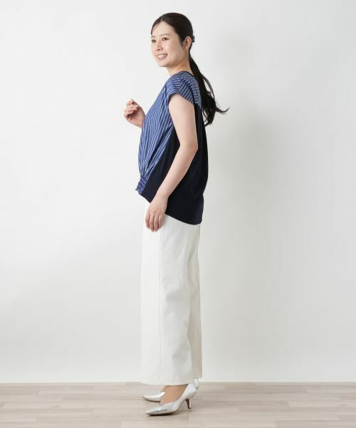 Leilian / レリアン その他パンツ | センタープレスワイドパンツ | 詳細2
