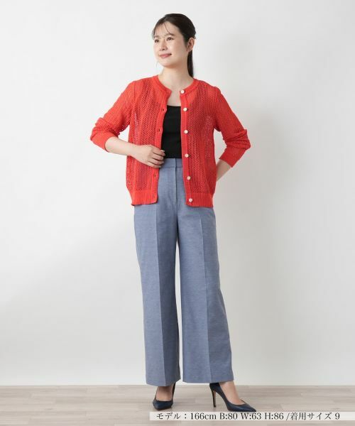 Leilian / レリアン その他パンツ | センタープレスワイドパンツ | 詳細4