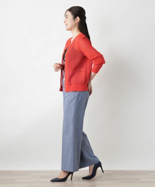 Leilian / レリアン その他パンツ | センタープレスワイドパンツ | 詳細5