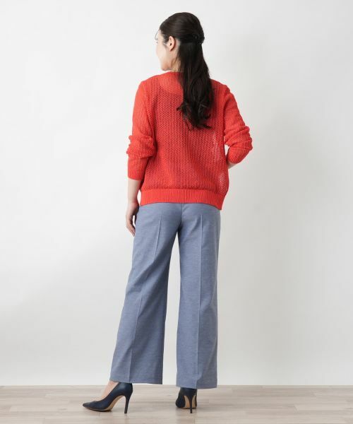 Leilian / レリアン その他パンツ | センタープレスワイドパンツ | 詳細6