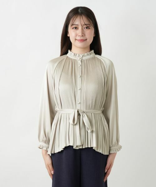 Leilian / レリアン シャツ・ブラウス | 【店舗人気】プリーツブラウス | 詳細11