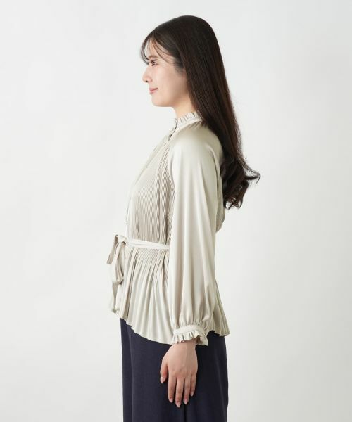 Leilian / レリアン シャツ・ブラウス | 【店舗人気】プリーツブラウス | 詳細12