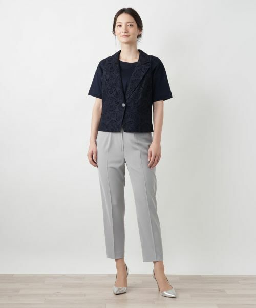 Leilian / レリアン テーラードジャケット | ベスト-FRANCO FERRARO for Leilian | 詳細1