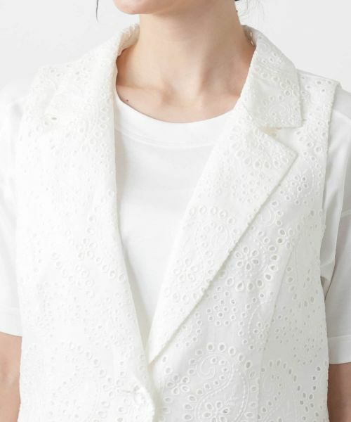 Leilian / レリアン テーラードジャケット | ベスト-FRANCO FERRARO for Leilian | 詳細10