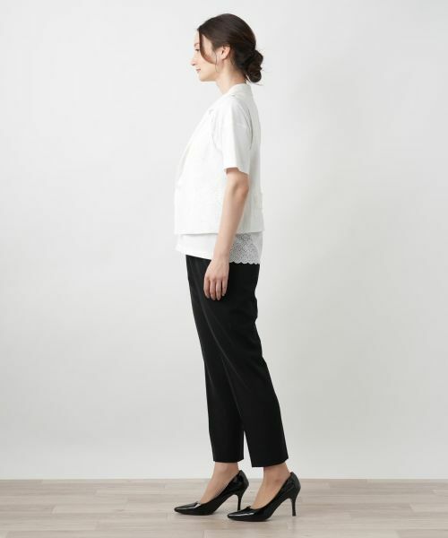 Leilian / レリアン テーラードジャケット | ベスト-FRANCO FERRARO for Leilian | 詳細5