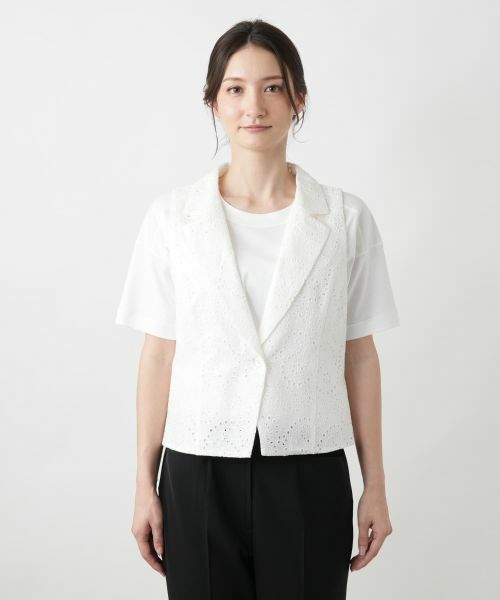 Leilian / レリアン テーラードジャケット | ベスト-FRANCO FERRARO for Leilian | 詳細7