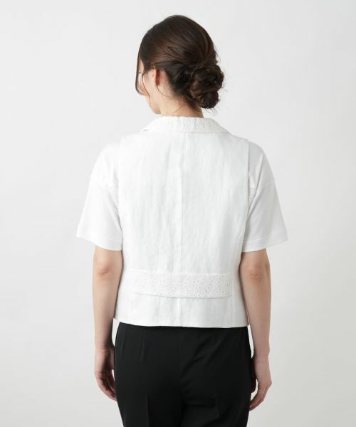 Leilian / レリアン テーラードジャケット | ベスト-FRANCO FERRARO for Leilian | 詳細9