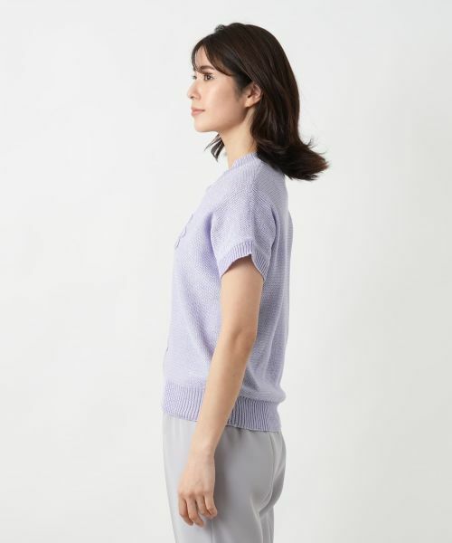 Leilian / レリアン ニット・セーター | フラワーモチーフニット【CORSINI & PROTI】 | 詳細8