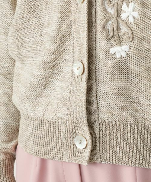 Leilian / レリアン カーディガン・ボレロ | Vネックカーディガン【CORSINI & PROTI】 | 詳細13