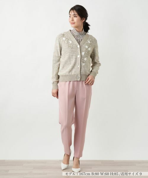 Leilian / レリアン カーディガン・ボレロ | Vネックカーディガン【CORSINI & PROTI】 | 詳細4