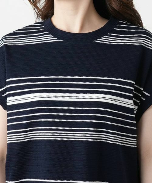 Leilian / レリアン テーラードジャケット | マルチボーダーベスト【Leilian WHITE LABEL】 | 詳細10