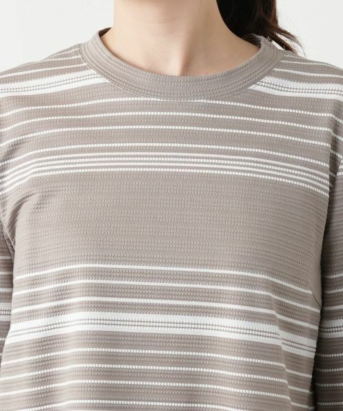 Leilian / レリアン カットソー | マルチボーダーカットソー【Leilian WHITE LABEL】 | 詳細10