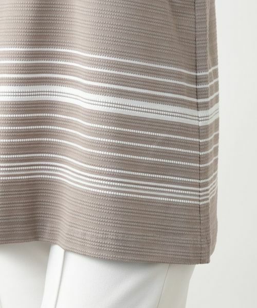 Leilian / レリアン カットソー | マルチボーダーカットソー【Leilian WHITE LABEL】 | 詳細13