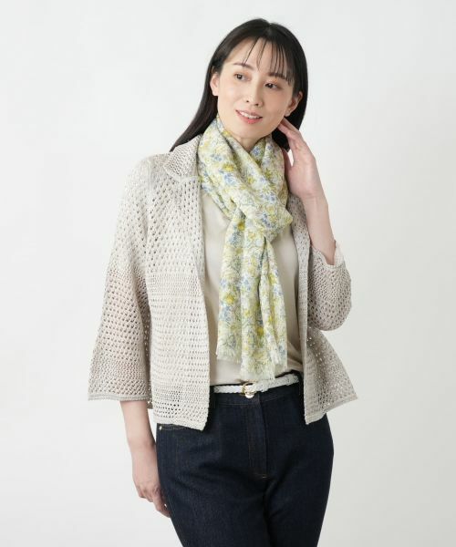 Leilian / レリアン マフラー・ショール・スヌード・ストール | リバティ柄ストール | 詳細2