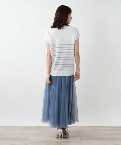 Leilian / レリアン ミニ・ひざ丈スカート | 【店舗人気】チュールロングスカート | 詳細6