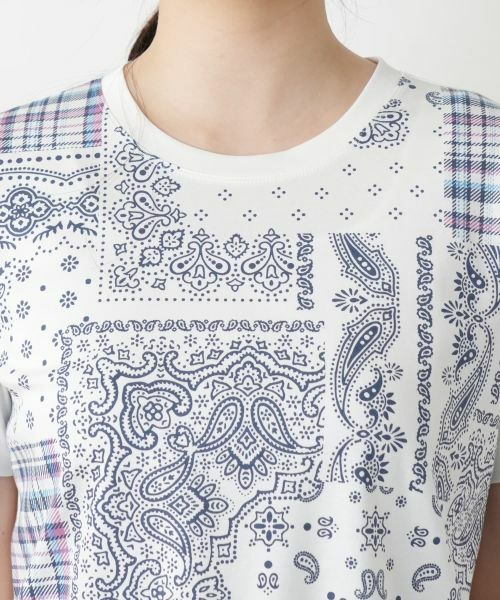 Leilian / レリアン カットソー | ペイズリープリントカットソー【MUSE BY ROCHAS Premiere】 | 詳細10