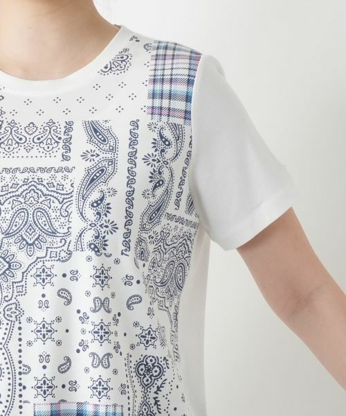 Leilian / レリアン カットソー | ペイズリープリントカットソー【MUSE BY ROCHAS Premiere】 | 詳細12