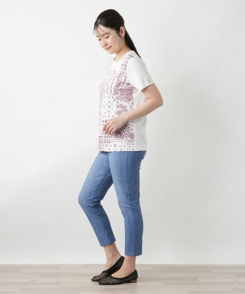 Leilian / レリアン カットソー | ペイズリープリントカットソー【MUSE BY ROCHAS Premiere】 | 詳細2