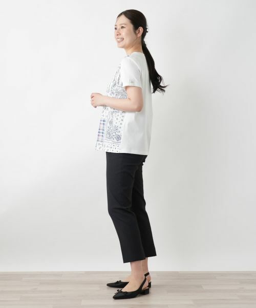 Leilian / レリアン カットソー | ペイズリープリントカットソー【MUSE BY ROCHAS Premiere】 | 詳細5