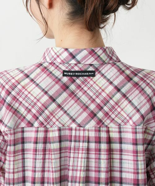 Leilian / レリアン シャツ・ブラウス | チェックブラウス【MUSE BY ROCHAS Premiere】 | 詳細11