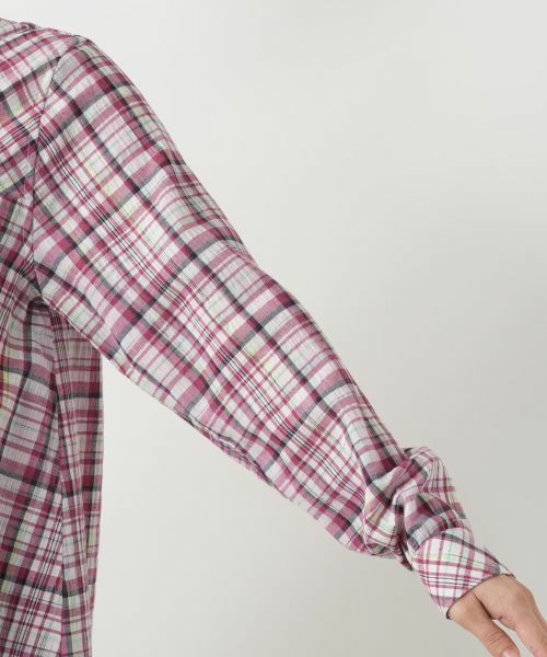 Leilian / レリアン シャツ・ブラウス | チェックブラウス【MUSE BY ROCHAS Premiere】 | 詳細12
