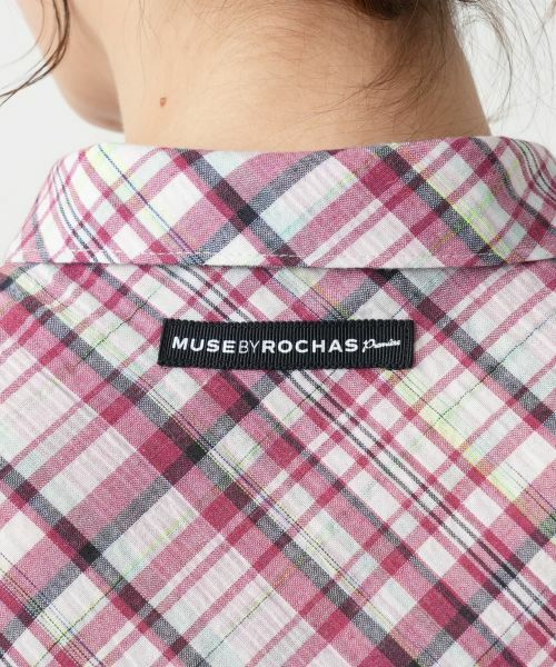 Leilian / レリアン シャツ・ブラウス | チェックブラウス【MUSE BY ROCHAS Premiere】 | 詳細15